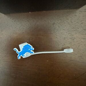 Detroit Lions Blue straw topper